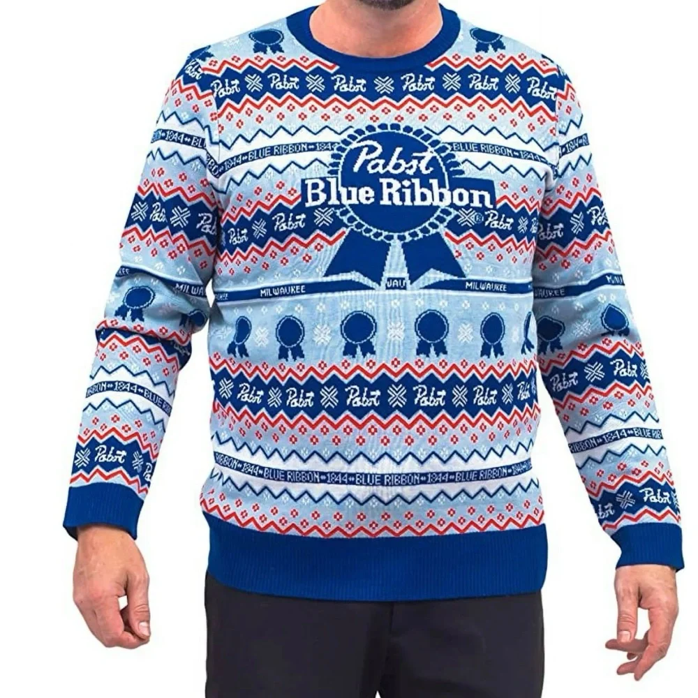 Pabst Blue Ribbon stay cozy